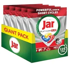 Jar Platinum Plus Tablety Do Umývačky Riadu, Citrón,  125 Kapsúl