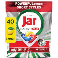 Jar Platinum Plus Tablety Do Umývačky Riadu, Citrón,  40 Kapsúl