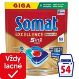 Somat Excellence Premium 5in1 kapsuly do umývačky riadu 54 ks 1053 g