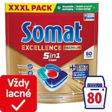 Somat Excellence Premium 5in1 kapsuly do umývačky riadu 80 ks 1488 g