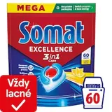 Somat Excellence 3in1 Lemon Fresh kapsuly do umývačky riadu 60 ks 1086 g