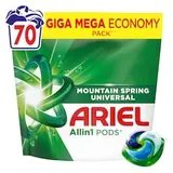 Ariel Allin1 PODS Mountain Spring Universal Tekutý Prací Prostriedok V Kapsulách, 70 Praní