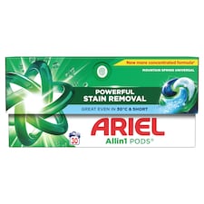 Ariel Allin1 PODS Mountain Spring Universal Tekutý Prací Prostriedok V Kapsulách, 30 Praní