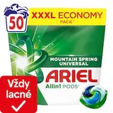 Ariel Allin1 PODS Mountain Spring Universal Tekutý Prací Prostriedok V Kapsulách, 50 Praní