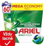 Ariel Allin1 PODS Mountain Spring Universal Tekutý Prací Prostriedok V Kapsulách, 60 Praní