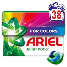 Ariel Allin1 PODS Tekutý Prací Prostriedok V Kapsulách Na Farebnú Bielizeň, 38 Praní