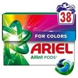 Ariel Allin1 PODS Tekutý Prací Prostriedok V Kapsulách Na Farebnú Bielizeň, 38 Praní