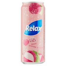 Relax Sýtená limonáda príchuť liči 330 ml