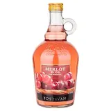 Bostavan Merlot Rose polosladké ružové víno 1000 ml