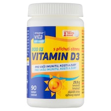 Maxi Vita Vaše Zdraví Vitamín D3 90 tabliet 29,9 g