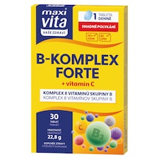 Maxi Vita Vaše Zdraví B-komplex + vitamín C 30 tabliet 22,8 g
