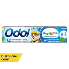 Odol Perlička jemná mätová chuť zubná pasta s fluoridom 50 ml