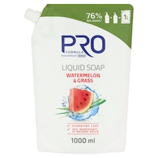 Pro Formula Tekuté mydlo s vôňou dyne červenej a trávy 1000 ml