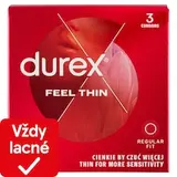 Durex Feel Thin prezervatívy 3 ks