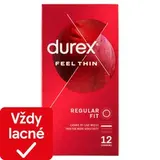 Durex Feel Thin prezervatívy 12 ks