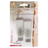 Quadrat 2000 Sanitary Technology Kovový vešiak na dvere 2 ks