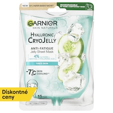 Garnier Cryo Jelly textilná pleťová maska s chladivým efektom -7 °C, 27 g