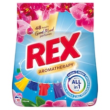 REX Aromatherapy Color prací prostriedok 18 praní 0,9 kg