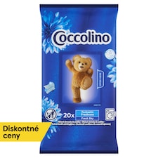 Coccolino vlhčené obrúsky do sušičky 20 ks