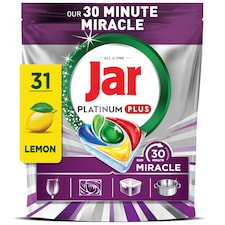 Jar Our 30 Minute Miracle Platinum Plus Tablety Do Umývačky Riadu, 31 ks