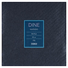 Dine obrúsky čierne 1 vrstva 30 cm x 30 cm 100 ks