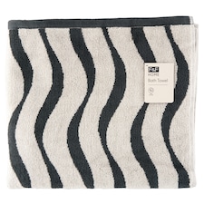 F&F Home Grey Wave Design osuška 70 x 127 cm