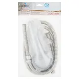 Quadrat 2000 Sanitary Technology Eco sprchová hlavica so sprchovou hadicou 150 cm a držiakom
