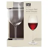F&F Home Classic Red pohár 540 ml 4 ks