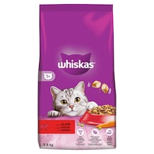 Whiskas 1+ s výborným hovädzím 3,8 kg