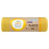 Plastic vrecia na odpad 120 l 7 ks