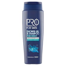 Pro Formula For Men sprchový gél a šampón Pure Energy 400 ml