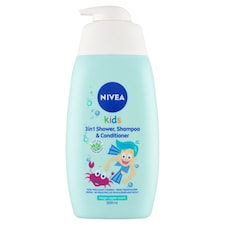 Nivea Kids Magic Apple Scent Detský sprchovací gél, šampón a kondicionér 3 v 1 500 ml