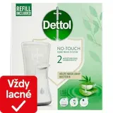 Dettol Bezdotykový dávkovač mydla + náplň aloe a bambus 250 ml