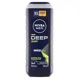 Nivea Men Deep Sport 3 v 1 Sprchovací gél 500 ml