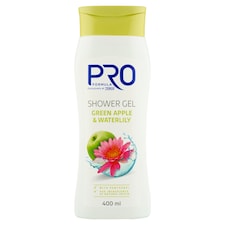 Pro Formula Sprchový gél pre ženy s vôňou zeleného jablka a vodnej ľalie 400 ml
