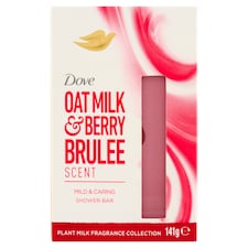 Dove Oat Milk & Berry Brulee jemná sprchovacia tableta 141 g