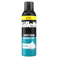 Gillette Classic Sensitive Pena na Holenie, na Citlivú Pokožku, 250 ml