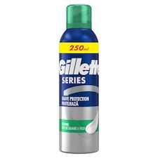 Gillette Series Upokojujúca Pena Na Holenie S Aloe Vera, 250ml