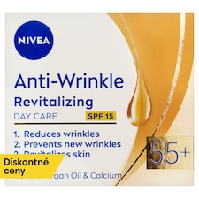 Nivea Obnovujúci denný krém proti vráskam 55+ OF 15 50 ml