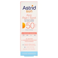 Astrid Sun Anti Age Spot pleťový krém na opaľovanie SPF 50 50 ml