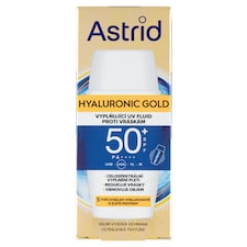 Astrid Hyaluronic Gold vyplňujúci UV fluid proti vráskam SPF 50+ 50 ml