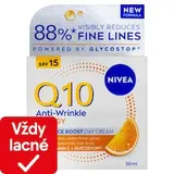 Nivea Q10 Energy Rozjasňujúci denný krém proti vráskam OF 15 50 ml