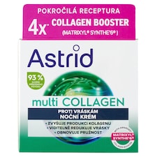 Astrid Multi Collagen proti vráskam nočný krém 50 ml