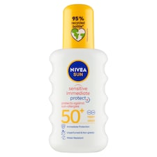 Nivea Sun Sensitive Sprej na opaľovanie OF 50+ 200 ml