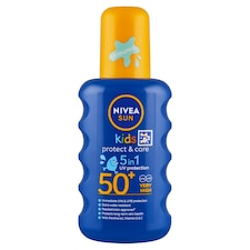 Nivea Sun Protect & Care Detský farebný sprej na opaľovanie OF 50+ 200 ml