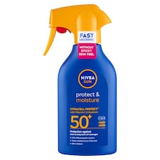 Nivea Sun Protect & Moisture Hydratačný sprej na opaľovanie OF 50+ 250 ml