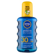 Nivea Sun Protect & Dry Touch Neviditeľný sprej na opaľovanie OF 30 200 ml