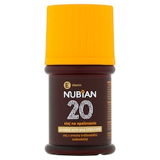 Nubian Olej na opaľovanie SPF 20 60 ml