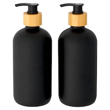 Black & Bamboo dávkovač mydla 500 ml 2 ks