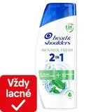 Head & Shoulders Menthol Fresh 2v1 Šampón proti Lupinám 400 ml. Osviežujúca Mentolová Vôňa